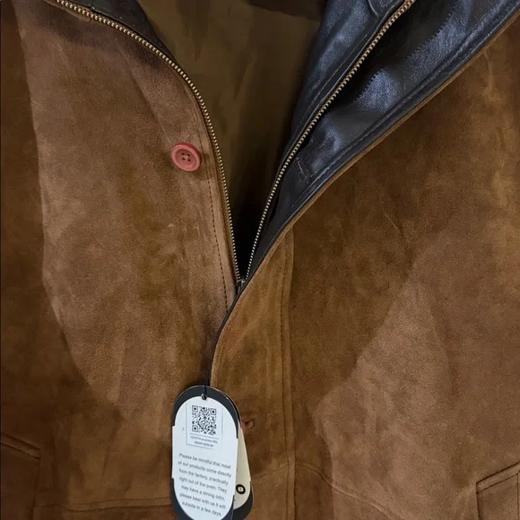 Laverapelle Men's SHERIFF WALT (ROBERT TAYLOR) COW SUEDE LEATHER COAT - Picture 5 of 13